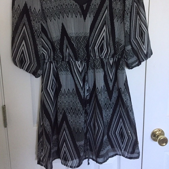 Bebop Dress Medium Black Gray 28" Elastic Waist - Picture 2 of 7